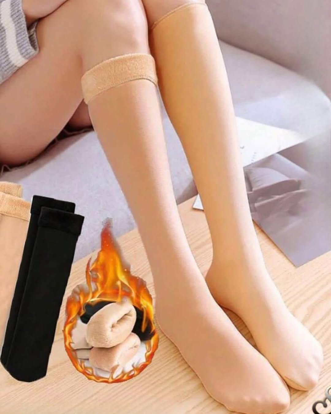 Chaussettes thermiques longues