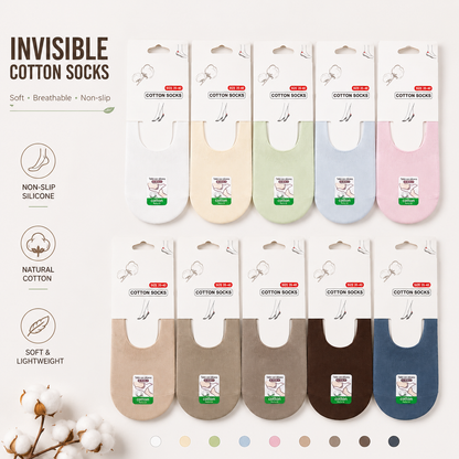 Chaussettes Invisibles en Coton